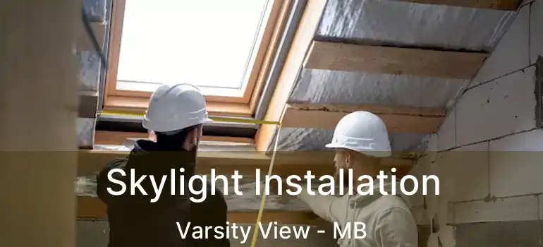  Skylight Installation Varsity View - MB