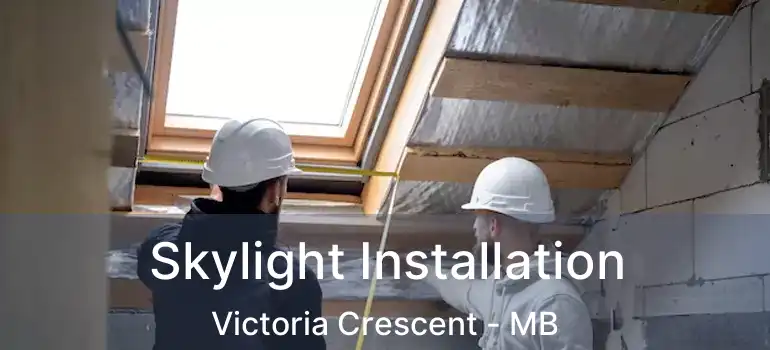  Skylight Installation Victoria Crescent - MB