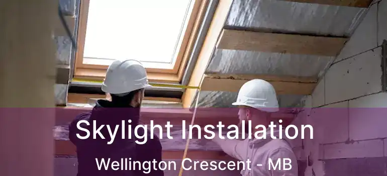  Skylight Installation Wellington Crescent - MB