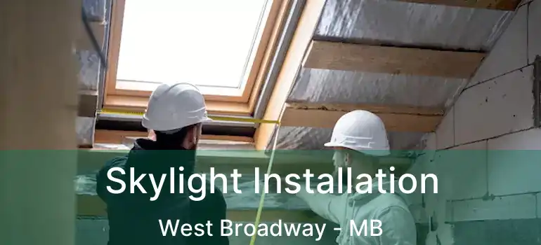  Skylight Installation West Broadway - MB