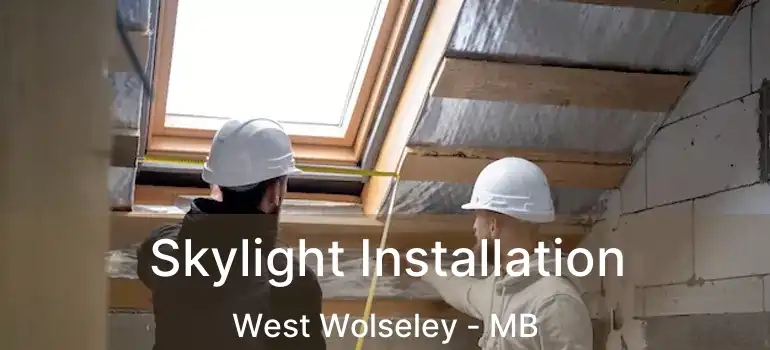  Skylight Installation West Wolseley - MB