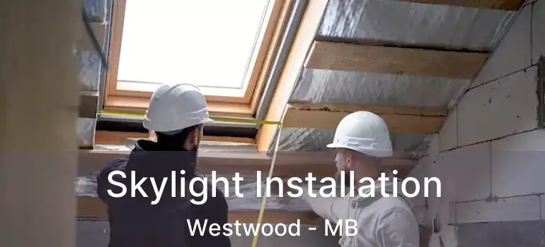  Skylight Installation Westwood - MB