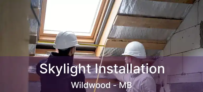  Skylight Installation Wildwood - MB