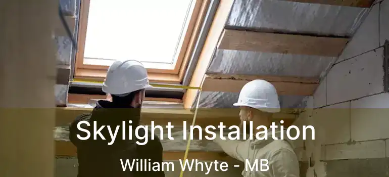  Skylight Installation William Whyte - MB