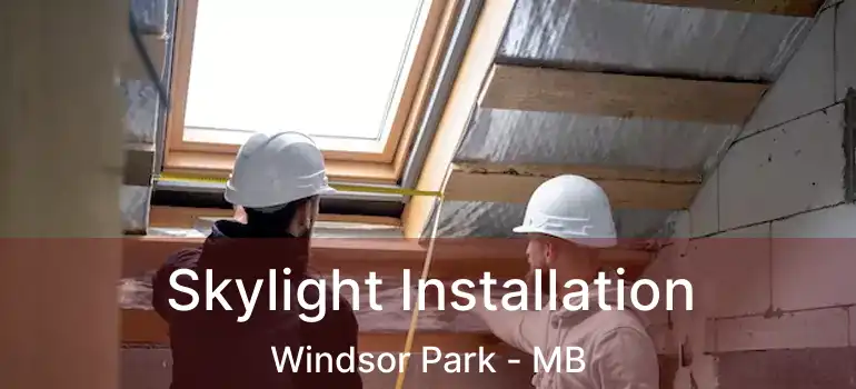  Skylight Installation Windsor Park - MB