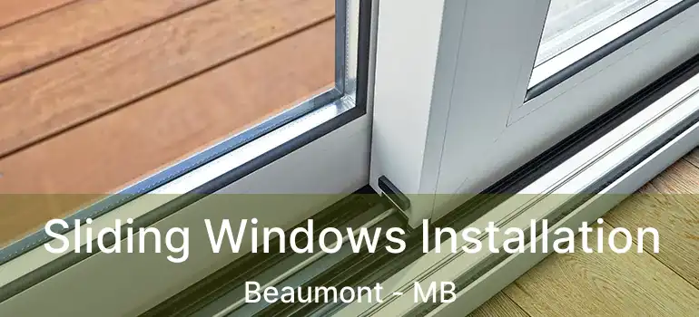  Sliding Windows Installation Beaumont - MB