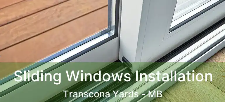  Sliding Windows Installation Transcona Yards - MB