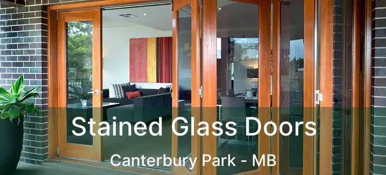  Stained Glass Doors Canterbury Park - MB