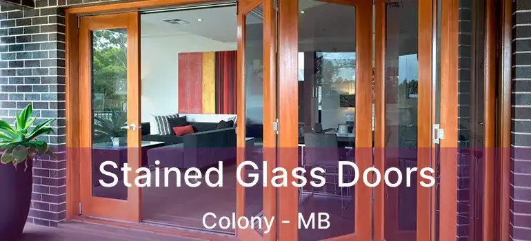  Stained Glass Doors Colony - MB