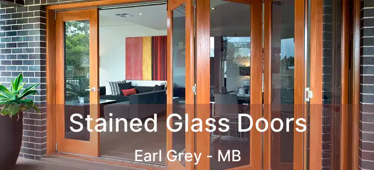  Stained Glass Doors Earl Grey - MB