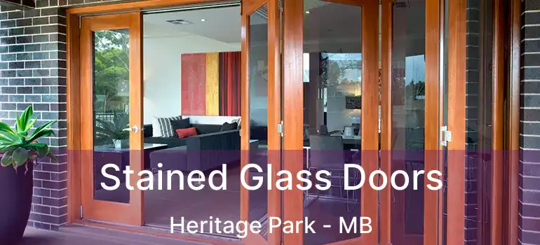  Stained Glass Doors Heritage Park - MB