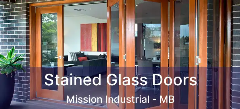  Stained Glass Doors Mission Industrial - MB