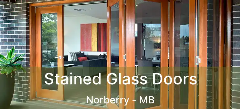  Stained Glass Doors Norberry - MB