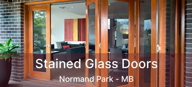  Stained Glass Doors Normand Park - MB