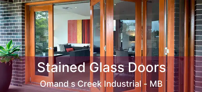  Stained Glass Doors Omand s Creek Industrial - MB