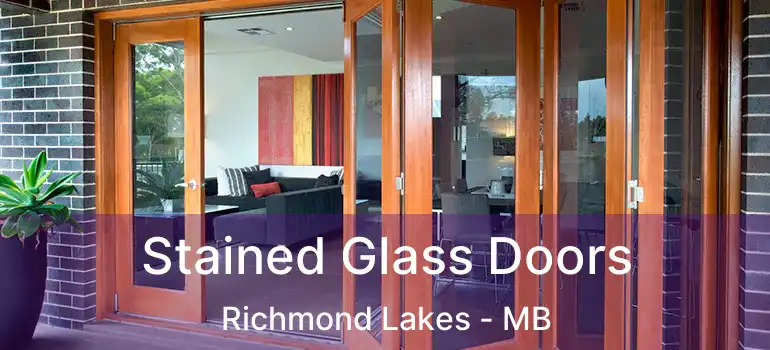  Stained Glass Doors Richmond Lakes - MB