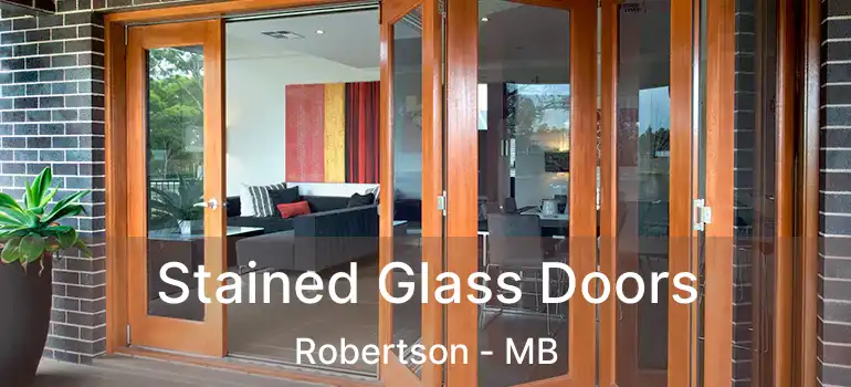  Stained Glass Doors Robertson - MB