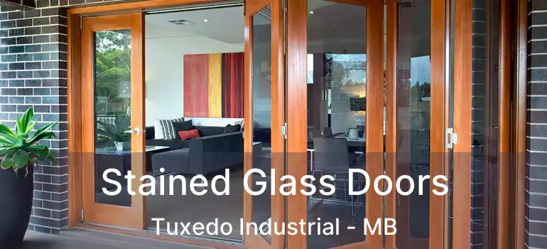  Stained Glass Doors Tuxedo Industrial - MB