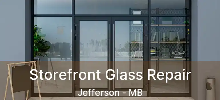  Storefront Glass Repair Jefferson - MB
