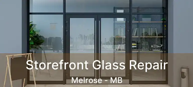  Storefront Glass Repair Melrose - MB