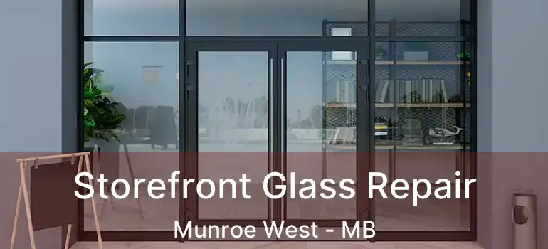  Storefront Glass Repair Munroe West - MB