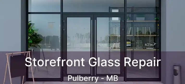  Storefront Glass Repair Pulberry - MB