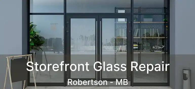  Storefront Glass Repair Robertson - MB