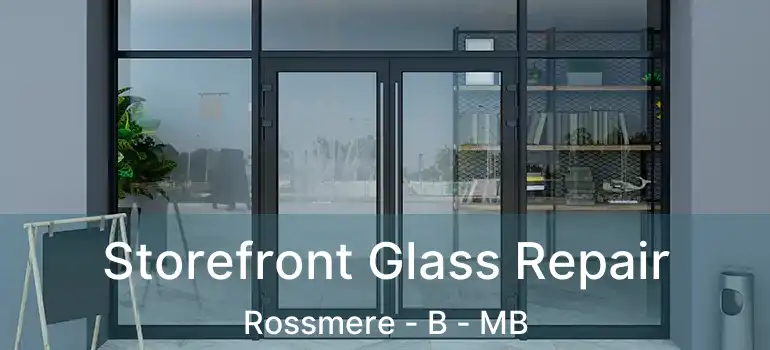  Storefront Glass Repair Rossmere - B - MB