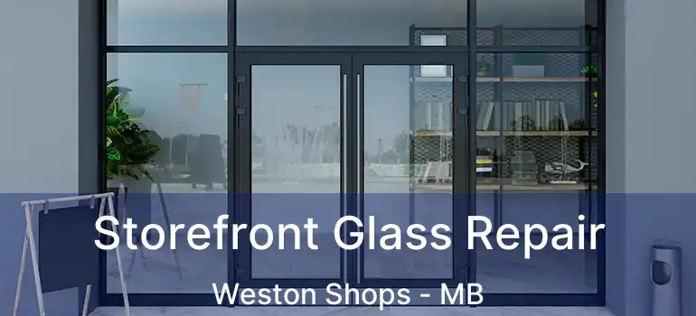  Storefront Glass Repair Weston Shops - MB