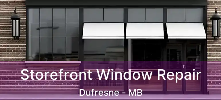  Storefront Window Repair Dufresne - MB