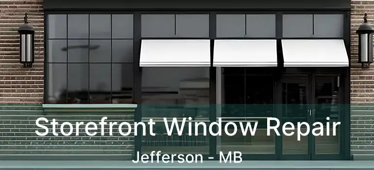  Storefront Window Repair Jefferson - MB