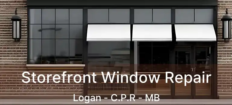  Storefront Window Repair Logan - C.P.R - MB