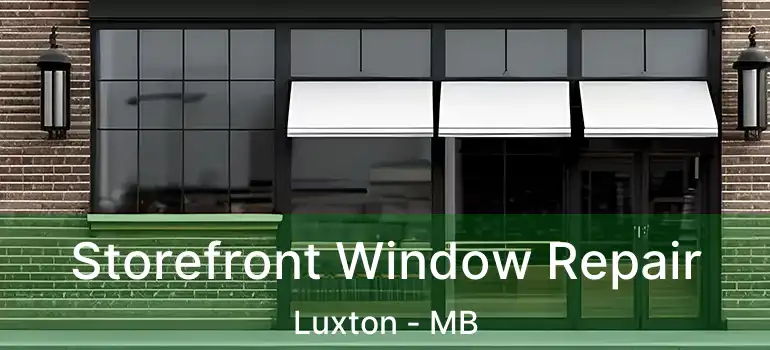  Storefront Window Repair Luxton - MB
