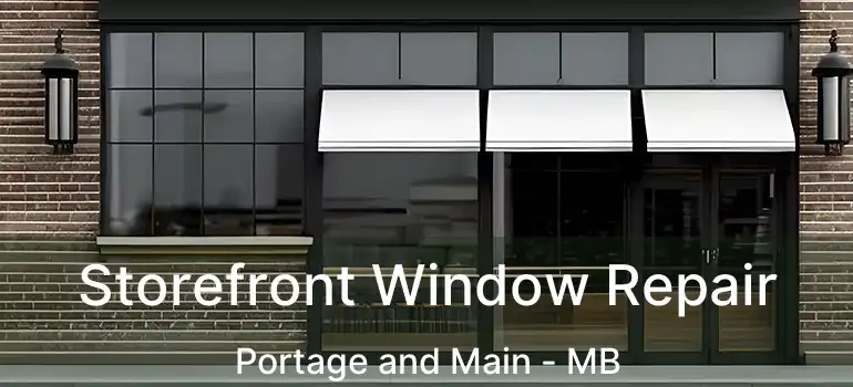  Storefront Window Repair Portage and Main - MB
