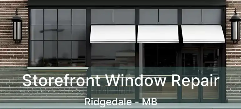  Storefront Window Repair Ridgedale - MB