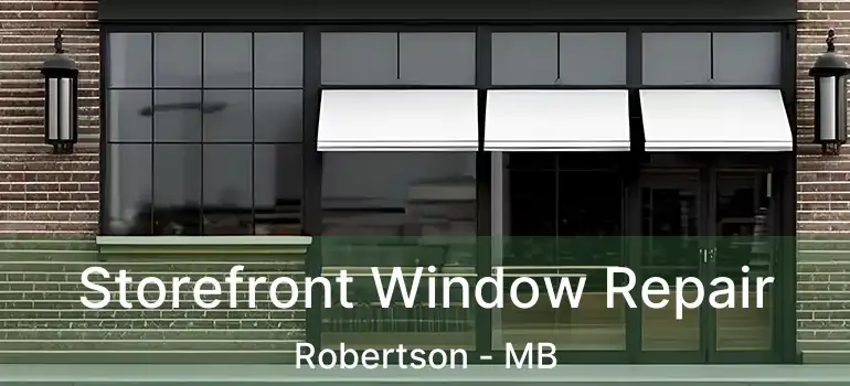  Storefront Window Repair Robertson - MB