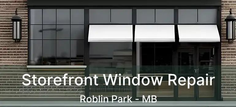  Storefront Window Repair Roblin Park - MB