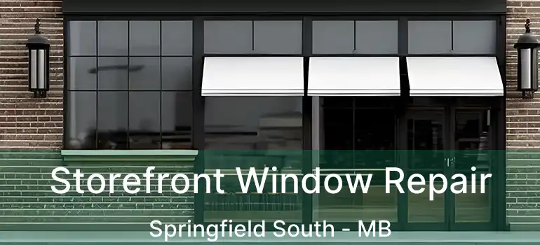  Storefront Window Repair Springfield South - MB