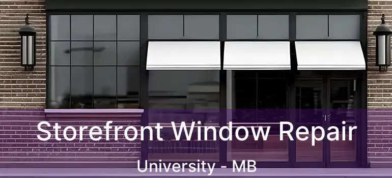  Storefront Window Repair University - MB