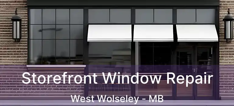  Storefront Window Repair West Wolseley - MB