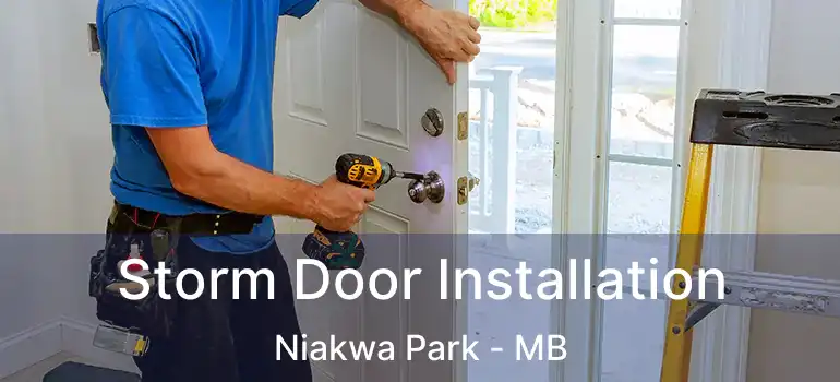  Storm Door Installation Niakwa Park - MB