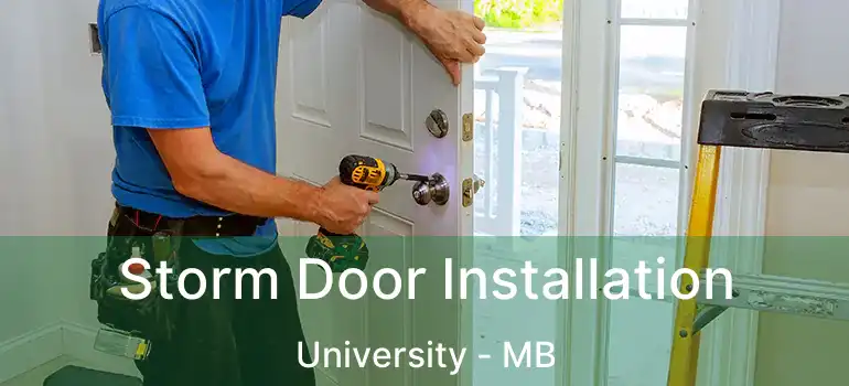  Storm Door Installation University - MB