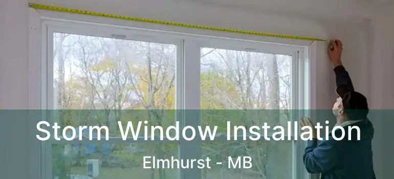  Storm Window Installation Elmhurst - MB