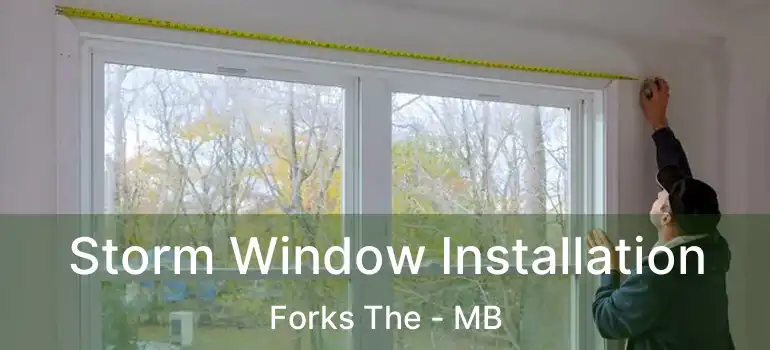  Storm Window Installation Forks The - MB