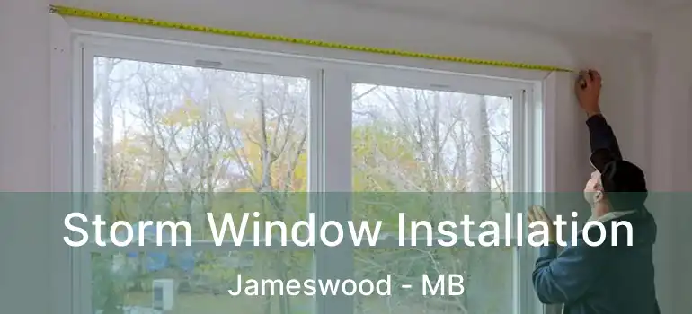  Storm Window Installation Jameswood - MB
