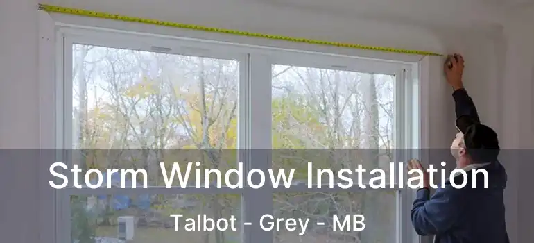  Storm Window Installation Talbot - Grey - MB