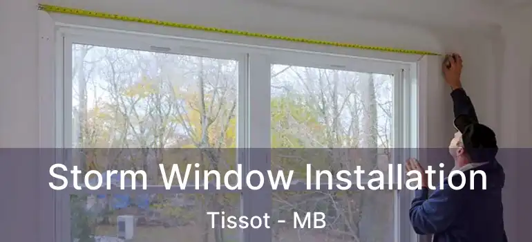  Storm Window Installation Tissot - MB