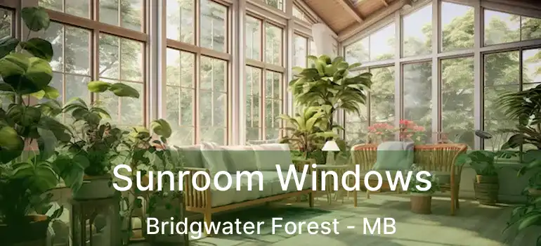  Sunroom Windows Bridgwater Forest - MB