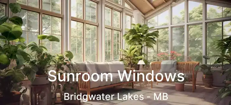  Sunroom Windows Bridgwater Lakes - MB