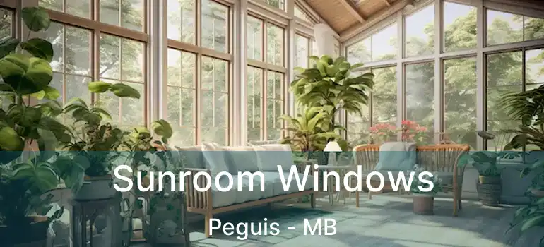  Sunroom Windows Peguis - MB